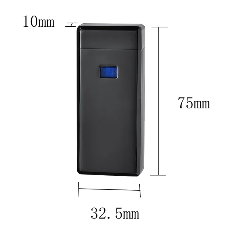 BWOHOPS двойная для Плазменно-дуговой Электронная зажигалка Smok наружная ветрозащитная USB перезаряжаемая сигарета Классическая Электронная импульсная зажигалка