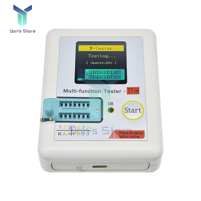 LCR-TC2 TC-T7-H LCR-TC1 Transistor Tester Multimeter for Diode Triode MOS/PNP/NPN Capacitor Resistor Transistor Replace