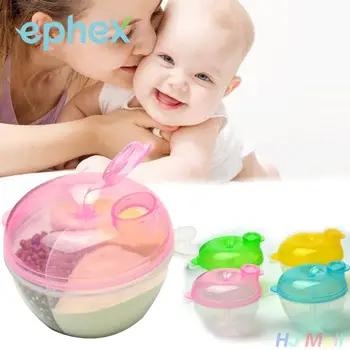 

Portable Baby Infant Travel Milk Powder Dispenser Container Storage Box Case