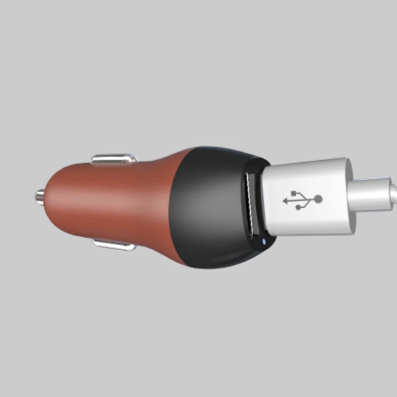 2.4A двойной Переходник USB для зарядки в машине 12-24 В Автомобильное быстрое зарядное устройство Универсальный мобильный телефон автомобильное зарядное устройство для смартфона планшета - Название цвета: Red