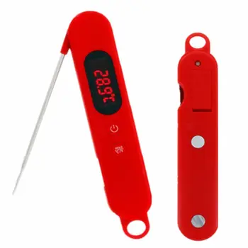 

Instant Read Meat Thermometer Kitchen Cooking Food Candy Thermometer with Backlight and Magnet for Oil Deep Fry BBQ Grill Smoker
