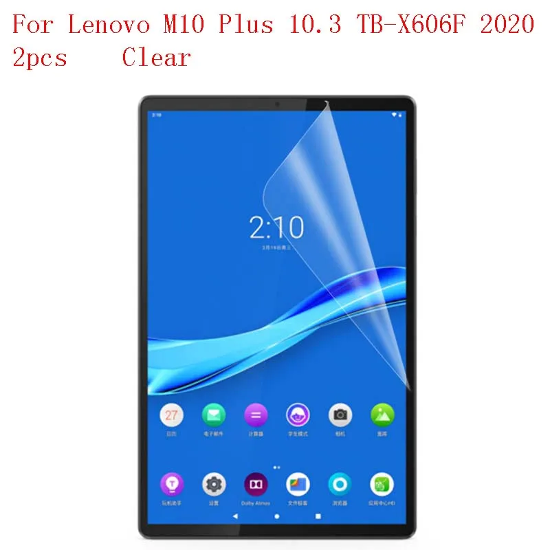 Новинка прозрачная Противоударная защитная пленка HD для Lenovo M10 Plus 10 3 ТБ X606F 2020 2 шт.