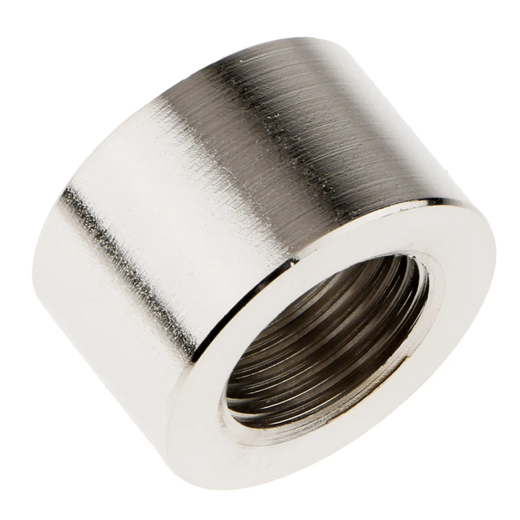 Stainless Steal Threaded Nut O2 Sensor Exhaust Pipe/Screw/Cover Silver M18x1.5mm