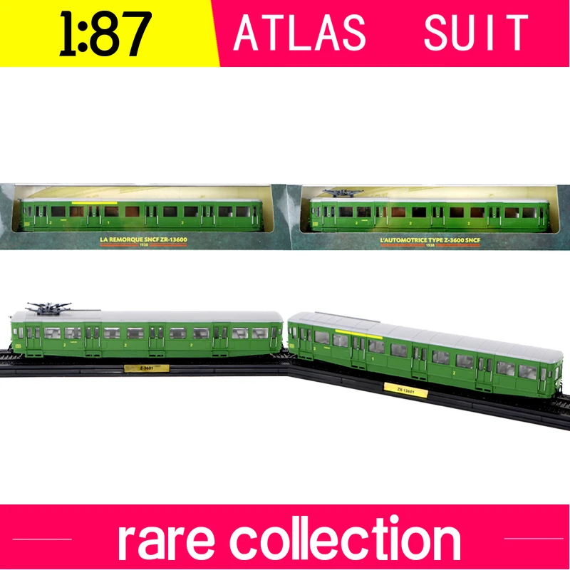 1:87 ATLAS LA REMORQUE SNCF ZR-13600/automotrice Тип Z-3600 1938 костюм редкая коллекция шоу |