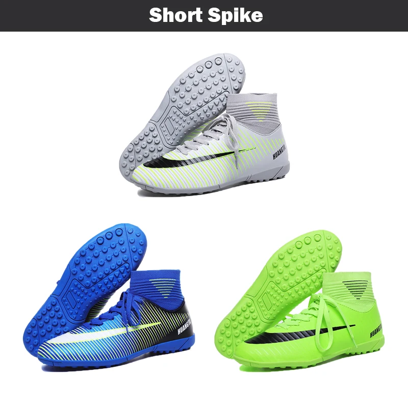 Футбольная обувь для мужчин; летние дышащие кроссовки для мальчиков; футбольная обувь с шипами; высокие футбольные кроссовки; легкие спортивные ботинки
