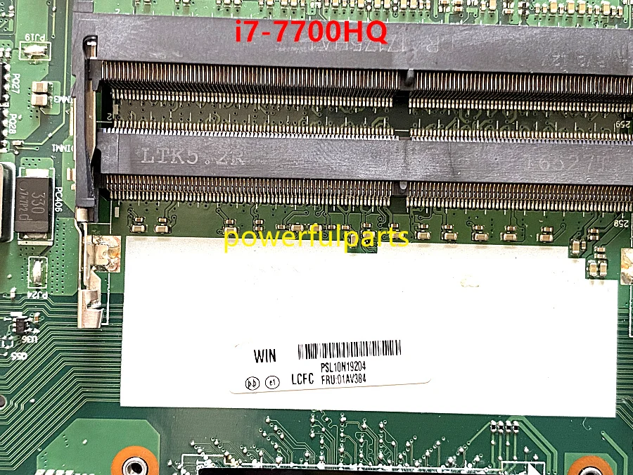 cheap pc motherboard 100% working for Thinkpad P71 motherboard with i7-7700HQ cpu Fru: 01AV384 DP710 NM-B121 mainboard tested well gaming pc motherboard cheap