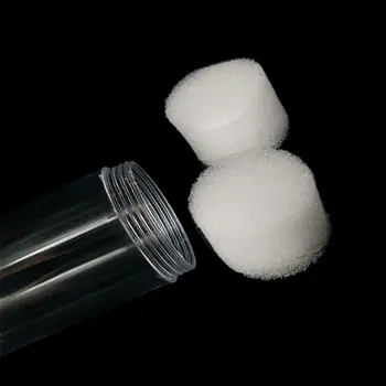 

Clear Storage Box Collection Case Display Protector with 5 Pcs Round Screw Top Coin Tubes Holder for 27mm/30mm Coins or Capsules