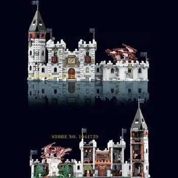 

K89 K90 K101 American Drama Game of the Thrones Winterfell Castle dragon MOC-39717 Figures Model Building Blocks Bricks Diy Toys