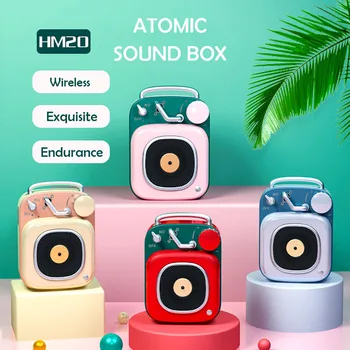 

Portable Wireless Volume Control Stable Signal Zinc Alloy Rechargeable Subwoofer Super Bass High Power HM20 Bluetooth Speaker
