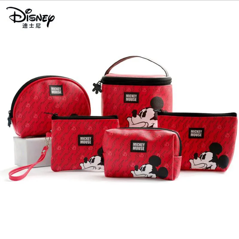  1 pc Disney Mickey Minnie Mouse portable cosmetic make up bag multi-purpose storage tsum tusm carto