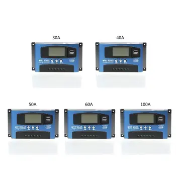 

MPPT Solar Panel Regulator Charge Controller 12V/24V Auto Focus Tracking 37MD