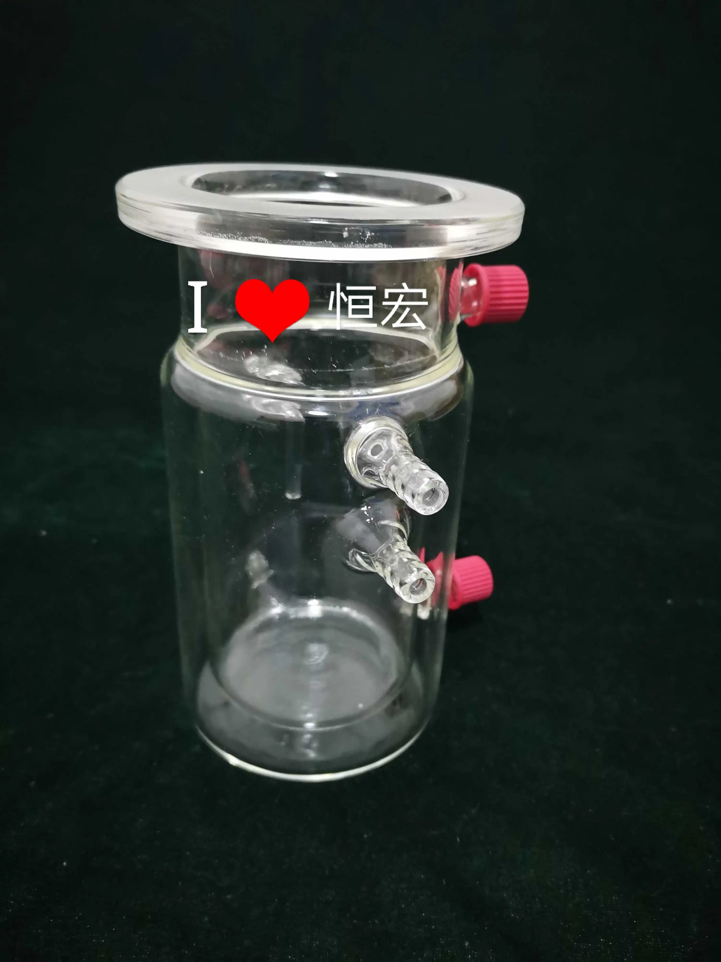 

Glassware 500ml Adjustable Clip Set Reactor Double Layer Clip Set Reaction Bottle 14GL Screw Mouth