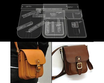 

Backpack Acrylic Leather Template Home Handwork Leather Craft Sewing Pattern Tools Accessory Pattern