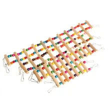 Птиц качели деревянный мост лестница подъем попугая попугай волнистый попугай игрушки для домашних питомцев Прямая поставка Птиц качели деревянный мост лестница подъем попугая попугай волнистый попугай игрушки для домашних питомцев Прямая поставка