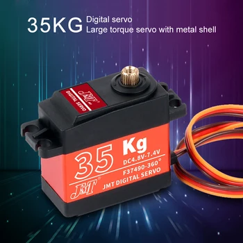 

35kg High Torque 180/270/360 Degree Waterproof Metal Gear Digital Servo for RC Car @M23
