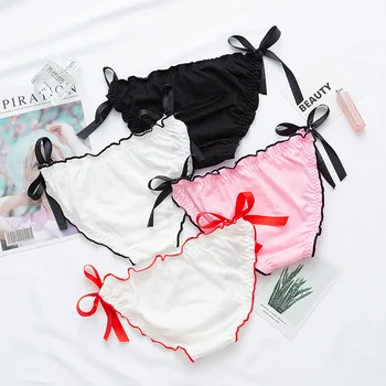 

3PCS/lot Sexy cotton Panties Soft Briefs Women Underwear Ladies Panty Transparent Underpants Lingerie Intimates TWY 3019
