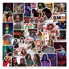 

10/30/50PCS Horror Movie Fear Street Graffiti Stickers Personality Skateboard Water Cup Suitcase Mobile Phone Stickers Wholesale