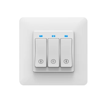 baratas Moeshouse Botão Inteligente, Prendedor De Cortina Com Botão Inteligente Wifi WS-EUY-C, Interruptor De Obturador, Controle Remoto Tuya, Motor Motorizado Funciona