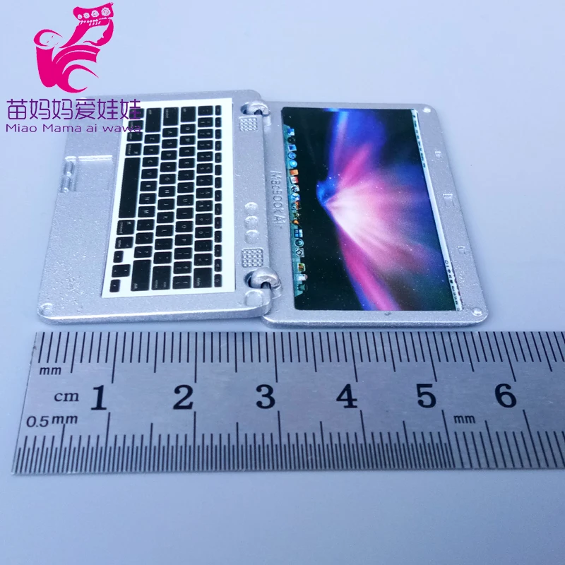 Mini Phone Mobile Laptop for 1/12 1/8 Bjd Doll Barbie 6 H0a45afc2a70749759669798e31b8867bm