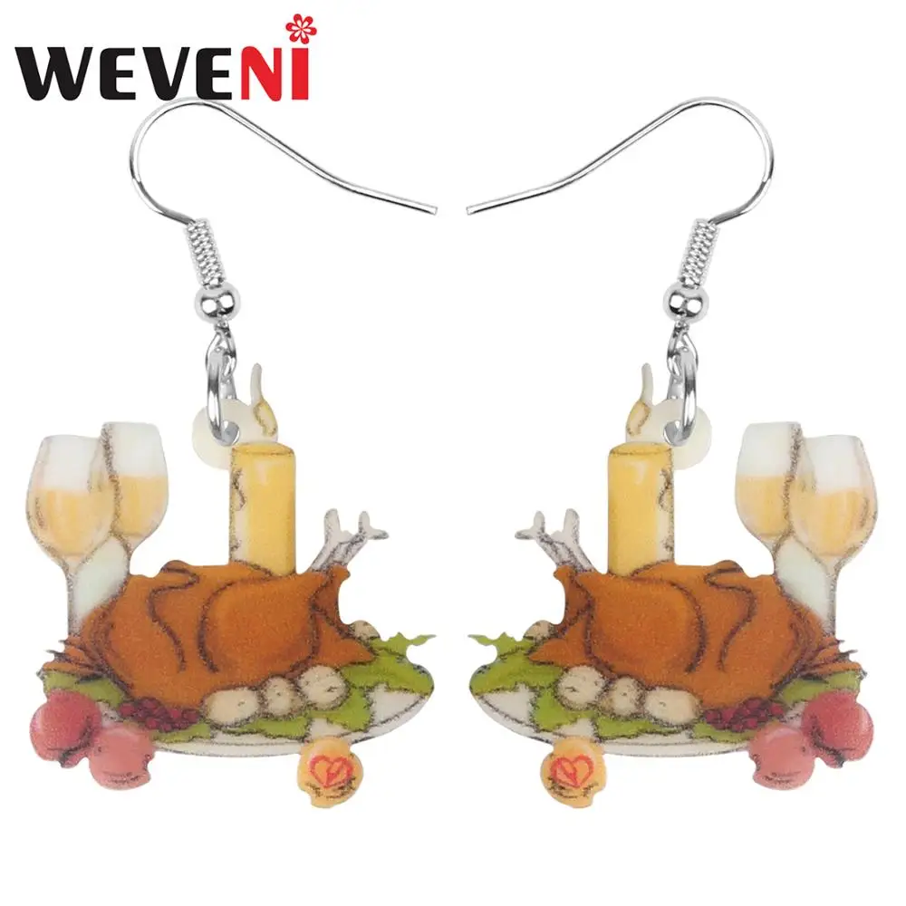 Акриловая курица в День благодарения WEVENI аксессуары для украшения индейки
