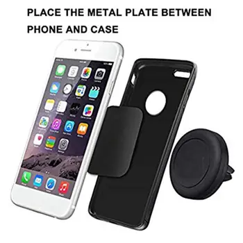 

Magnetic Sheet Black Square Round Iron Patch Magnetic Mobile Phone Bracket Stainless Iron Round Square Patches