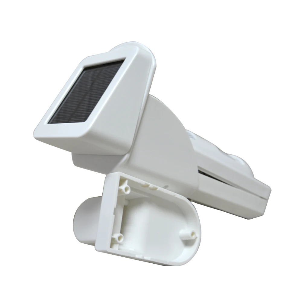 água pir detector de movimento solar bateria