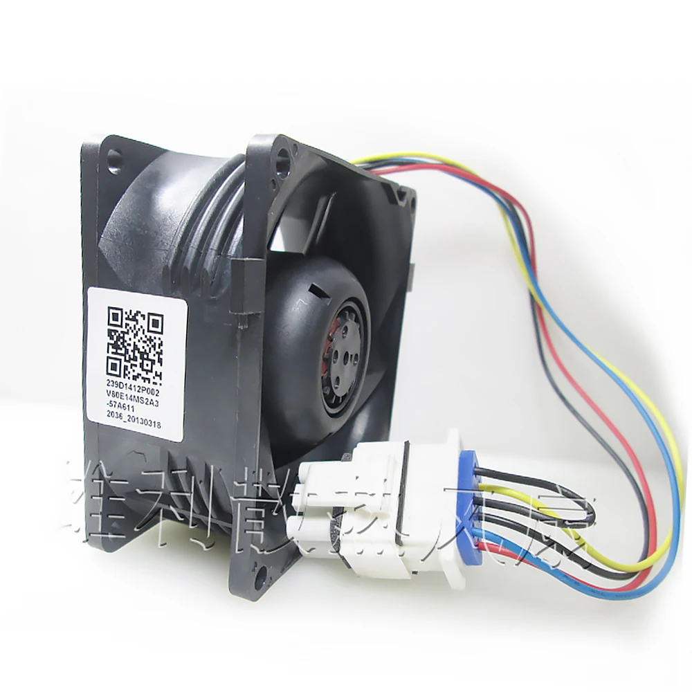 Refrigerator WR60X10356 cooling fan Brand new For Nidec V80E14MS2A3-57A611 13.6V 8038 waterproof cooler