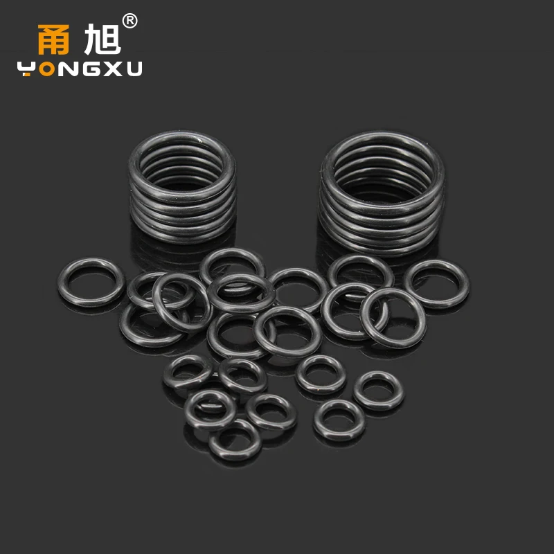 VMQ NBR 씰 링 실리콘 키트 두께 1/1.5mm 니트릴 고무 NBR O-링 가스켓 씰링 링 O 링 고무 키트 세트-.-