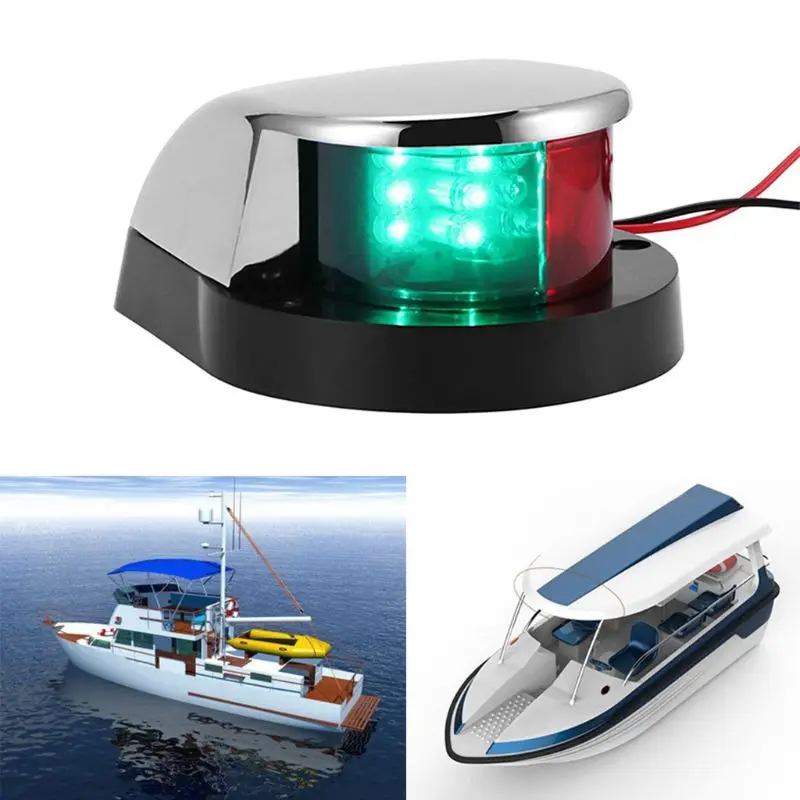 12 В лодка морской светодиодный навигационный фонарь морской навигационный фонарь красный и зеленый светодиодный для лодки Понтон Яхты C45