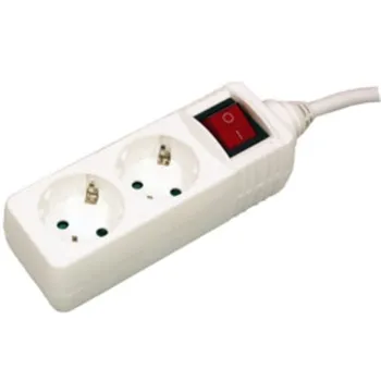 

BASE PLUG Thief 2 sockets C/switch C/CABLE 1.5 M