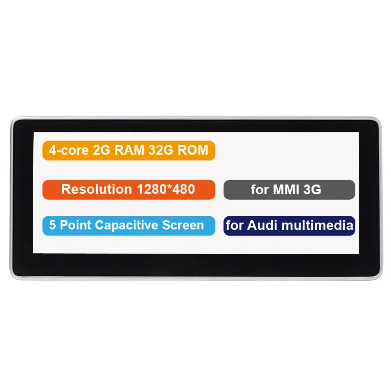 Android A4 экран A5 головное устройство радио дисплей 09-16 4 г ram 64 г rom сенсорный планшет монитор gps навигация тире мультимедийный плеер - Цвет: 4-2-32G for MMI 3G