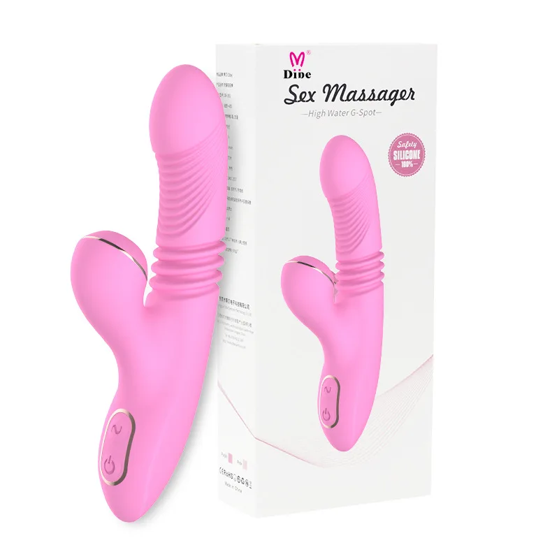 Rechargeable Clit Sucking Thrusting G-spot Vibrator Dildo Sex-toys for Women | Красота и здоровье