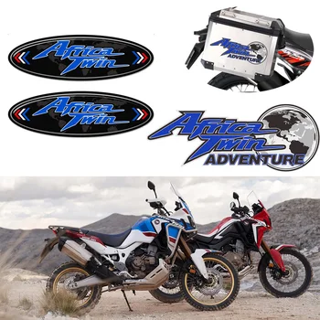 

For Honda Africa Twin CRF1000L CRF 1000 1100 L Helmet Tank Pad Protector Adventure Aluminium Cases Motorcycle Stickers 2019 2020