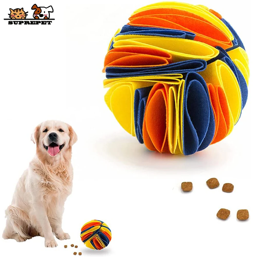 

SUPREPET игрушки для собак, увеличивающий IQ, нюхательный коврик, головоломка, моющийся шарик для собаки, медленное кормление, обучающие игрушки для щенков, аксессуары для собак