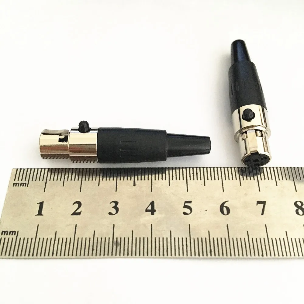 50 шт./лот мини XLR 4Pin гнездо маленький Cannon аудиоразъем для микрофона|Соединители| |