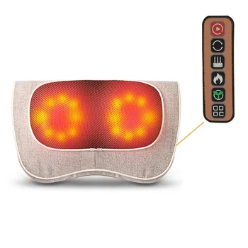 

8D Luxury Massage Pillow 6 Keys Infrared Heating Multifunctional Electric Relieve Neck Pain Massage Relaxation Body Pain Massage