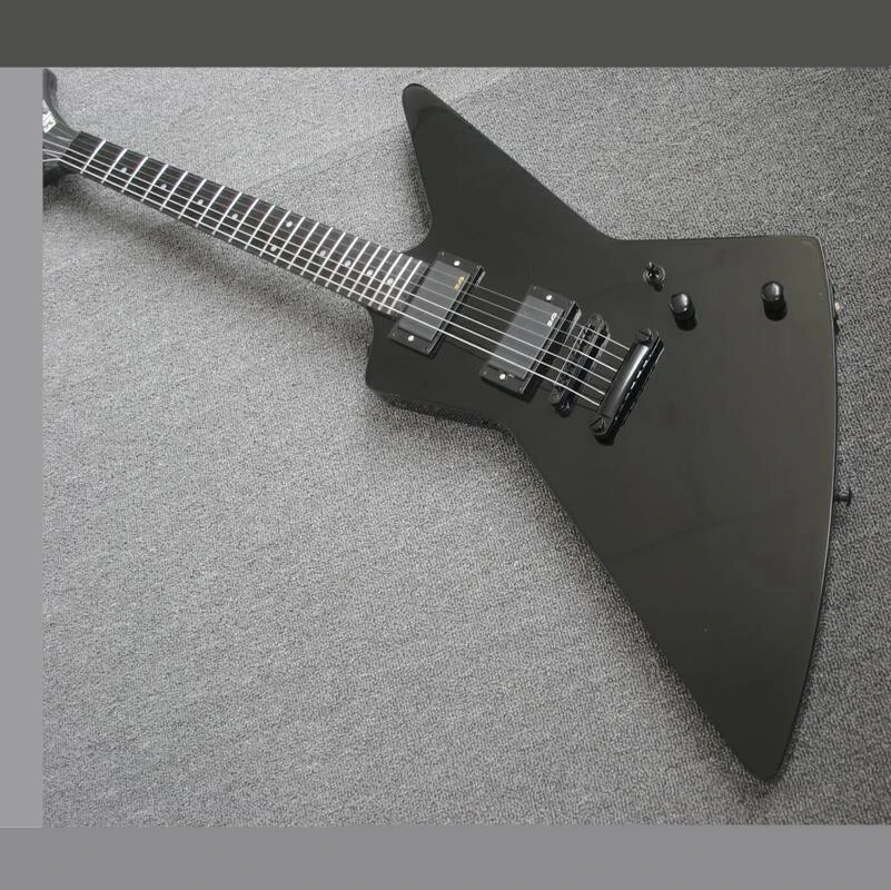 New black James Hetfield 6 strings electric guitar glossy BK custom guitar  rosewood fretboard free shipping guitare|Guitar| - AliExpress