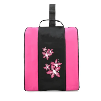 

Thick Roller Skating Bag Shoulder Bag Children Unisex Bag Skating Roller Skates Backpack Skate Bag Pink