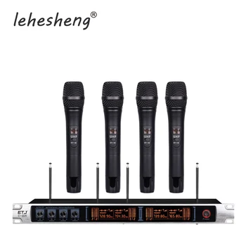 

Wireless Microphone Professional Four Channels Handheld Headset Karaoke Stage Performance Singing Party KTV Microphone U-408
