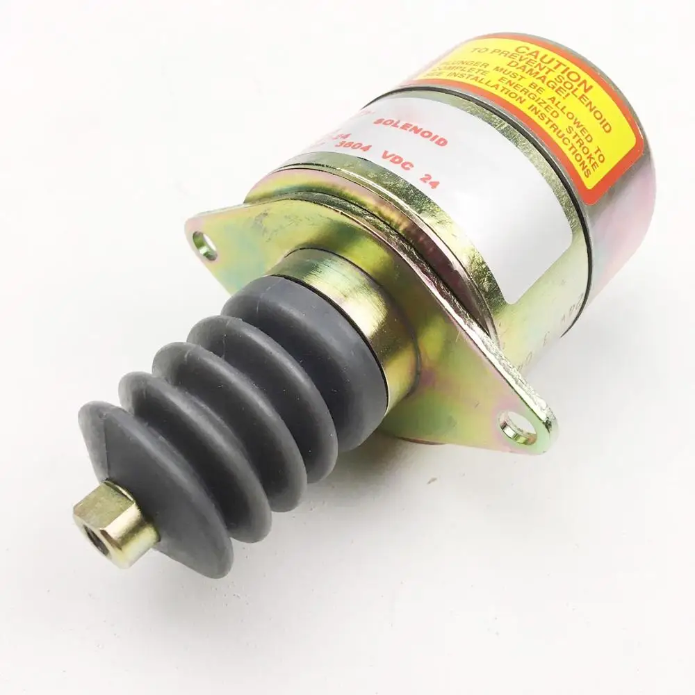 3 Month Warranty SINOCMP Fuel Cut-Off Solenoid Valve for Excavator Disel Engine Parts SA-1637-24 307-1101 24V Fuel Solenoid 3 Month Warranty SINOCMP Fuel Cut-Off Solenoid Valve for Excavator Disel Engine Parts SA-1637-24 307-1101 24V Fuel Solenoid