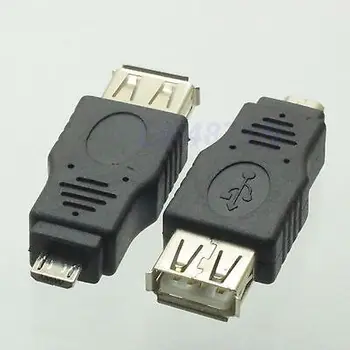 

DHL/EMS 100 pcs Adapter USB A 2.0 female to Micro USB Male for Converter Camera Laptop -d2