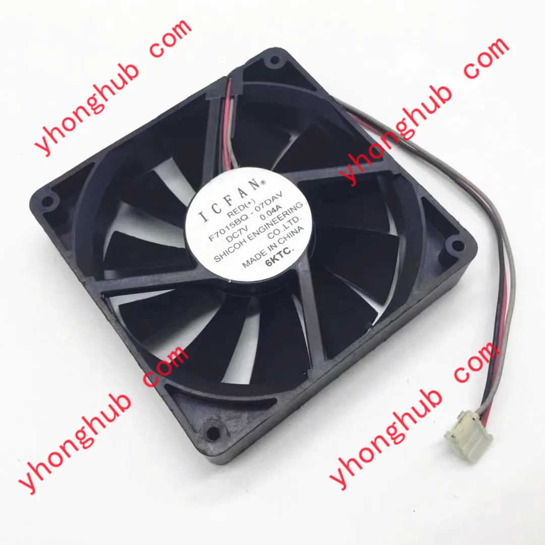 ICFAN F7015BQ-07DAV DC 7V 0.04A 3-жильный 70x70x15 мм Сервер вентилятор охлаждения | Компьютеры и