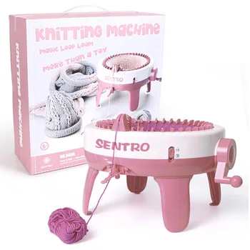 

Loom Kids Children Hand Knitting machine Toy Operational Ability Mini Weaving Machine DIY With Accessories Eaducational Hand Eye