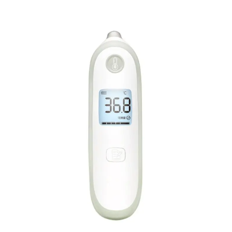 

Thermometer With Large Digital Display Visual And Audible Reassurance For Correct Positioning Pre-Warmed Tip