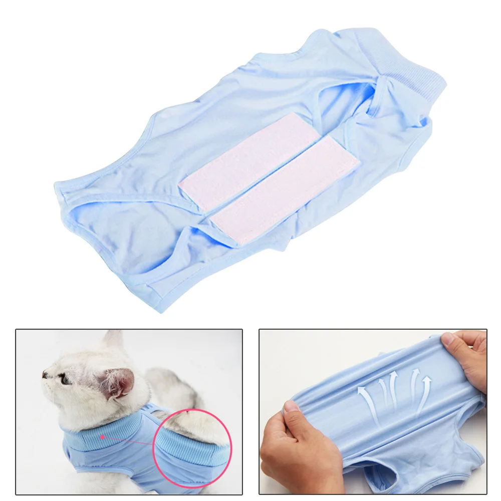 

Pet Cat Recovery Suit Medicine Prevent After Surgery Wear Anti Pet Licking Wounds Healing Clothes Sterilization Care Cleaning