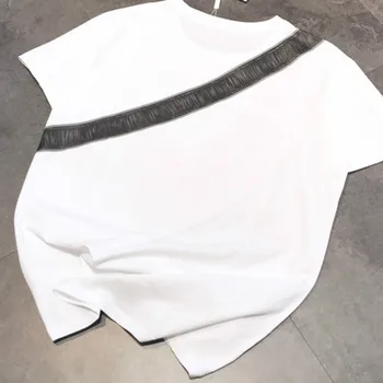 

D001 Women Men Straddle Saddle Bag Print Casual Loose Round Neck Short Sleeve T-shirt D1