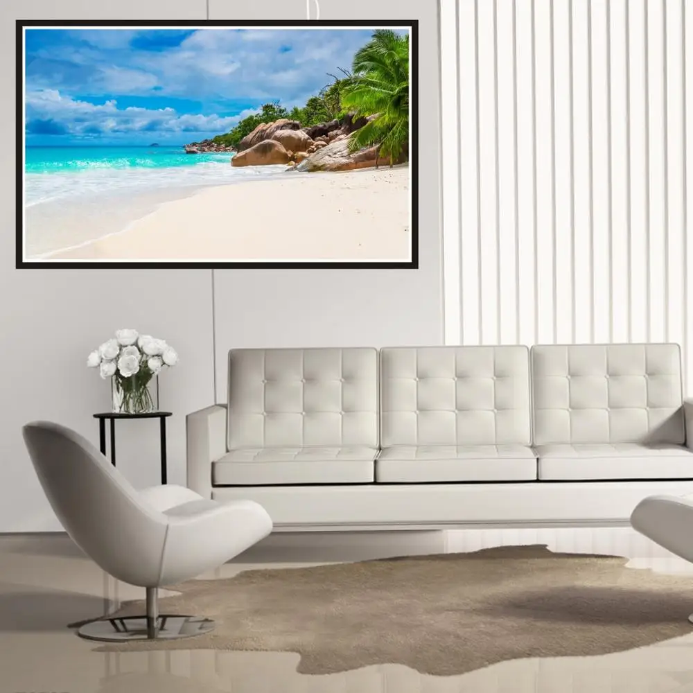 Maldive Morning Decorative Tropical Scenic Travel Photography Poster Print Wall Art Picture Home Decoration | Дом и сад
