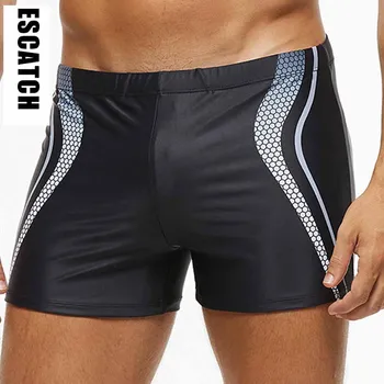 

Men's Printed New Swimming Trunks Waterproof Quick-Drying Shorts Swimwear Men's Sexy Swimwear Boxer Briefs Beach Pants