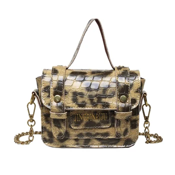 

Casual PU Leather Sling Handbag Purse Women Elegant Chain Shoulder Crossbody Bag Popular Simple Female Daily Bag