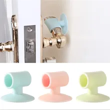 Самоклеющийся силикон дверная ручка Краш Pad настенные протекторы анти ударный Бампер защитный стержень-стопор детская безопасная присоска